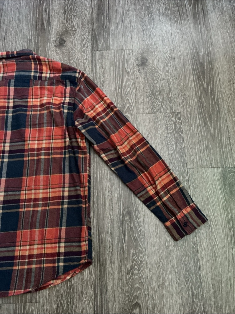 Plaid Button-Up Shirt - Picture 7 of 9